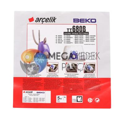 Arçelik Tt 680 B Toz Torbasi Orjinal