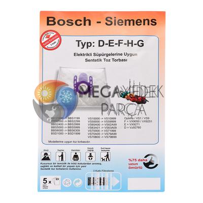 Bosch Siemens Typ: Defgh Toz Torbasi