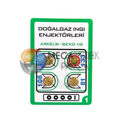 Ocak Firin Dogalgaz EnjektÖr 9 Luk